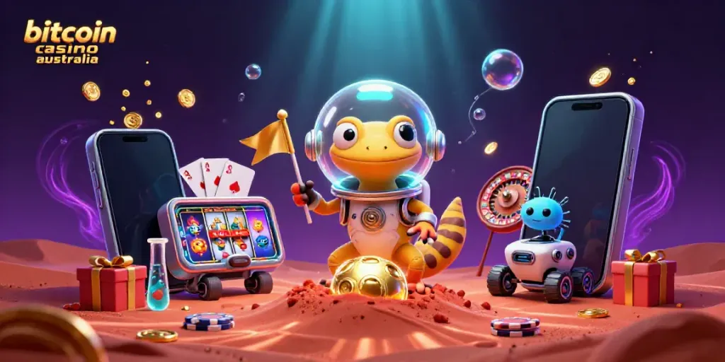 Experience thrilling gaming adventures with bitcoin casino australia in an interstellar setting.