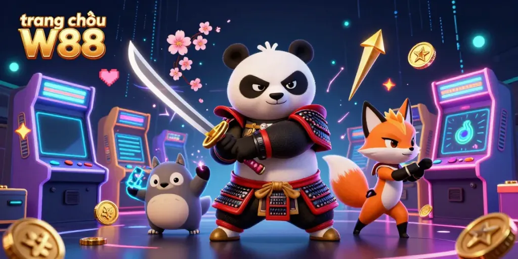 Engage with the vibrant casino adventures on trang chủ W88 featuring dynamic 3D characters amidst exciting gaming elements.