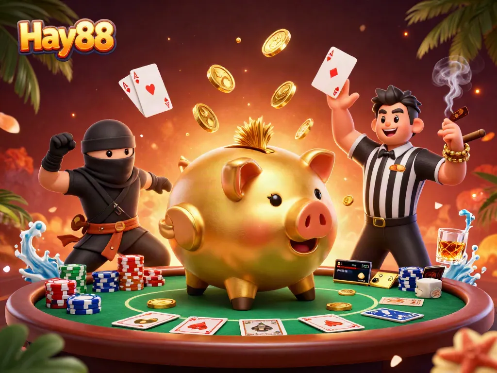 Win big at Hay88 by joining an epic poker showdown with whimsical characters!